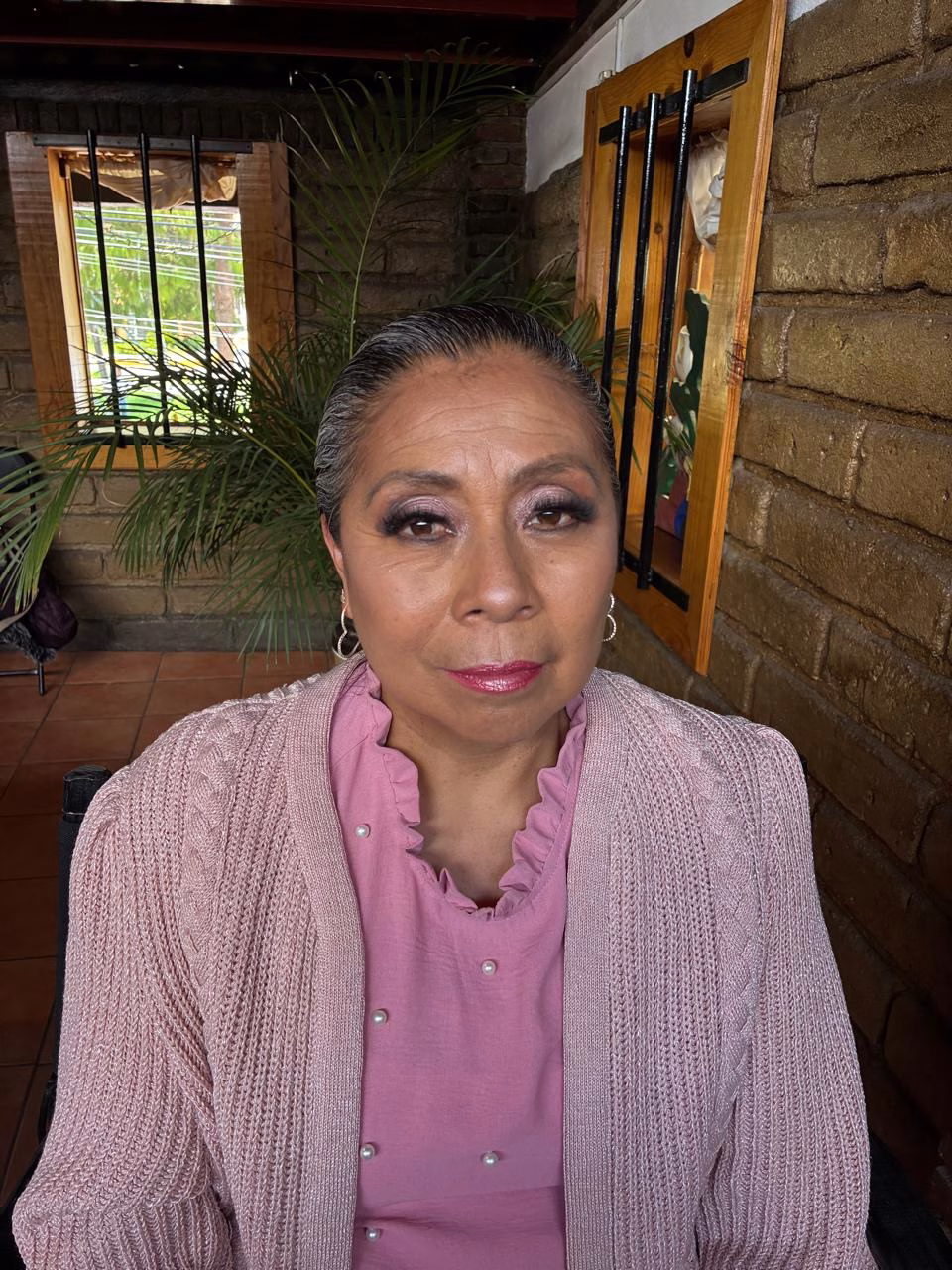 Resultado de alumna del curso de maquillaje profesional en J&P Cosmetics Toluca