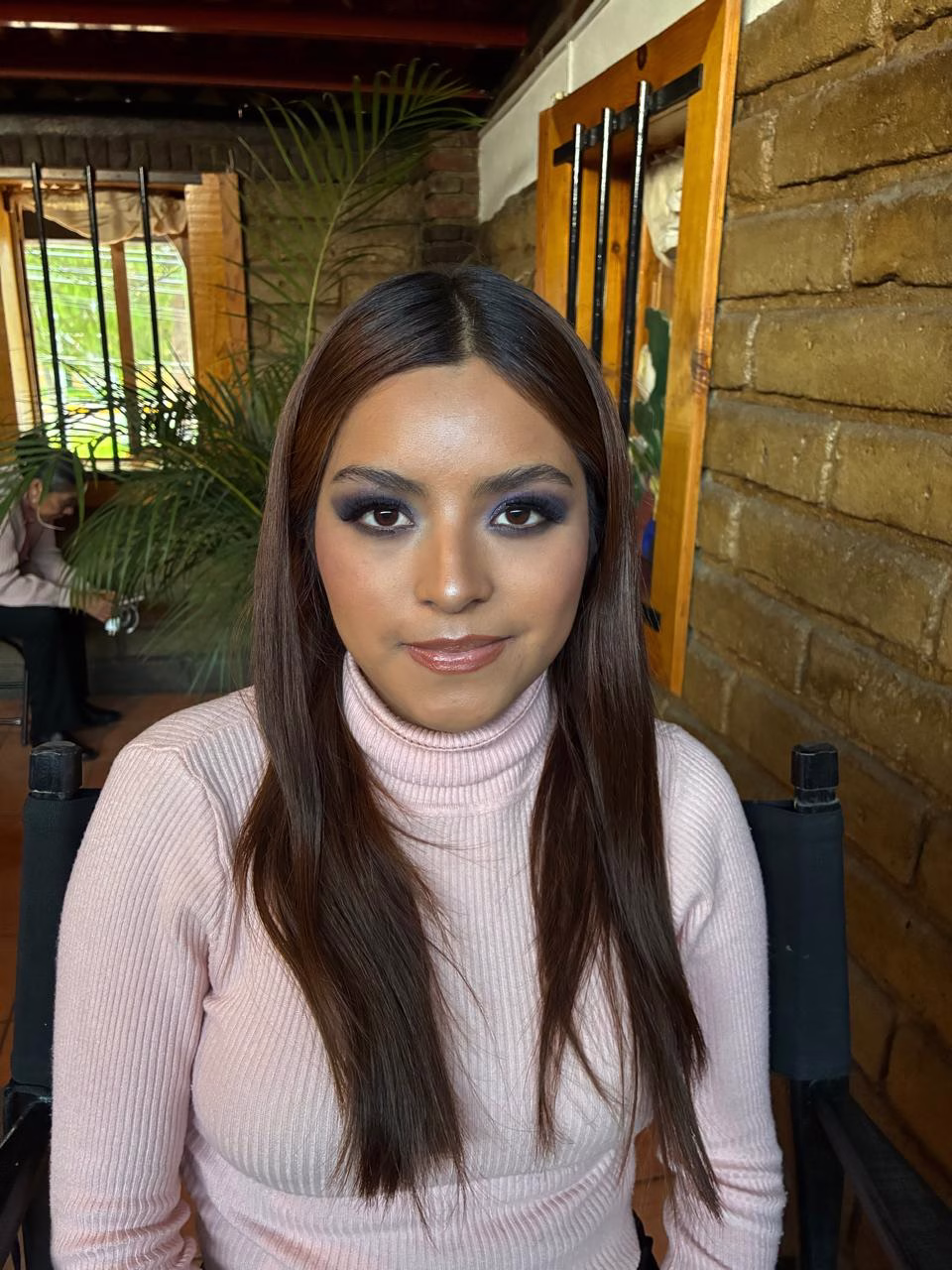 Resultado de alumna del curso de maquillaje profesional en J&P Cosmetics Toluca