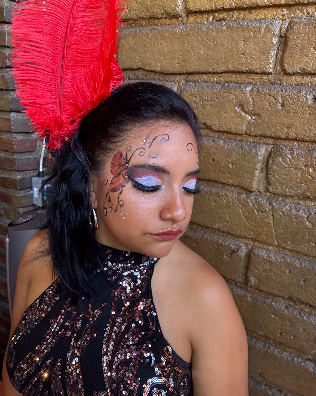 Resultado de alumna del curso de maquillaje profesional en J&P Cosmetics Toluca
