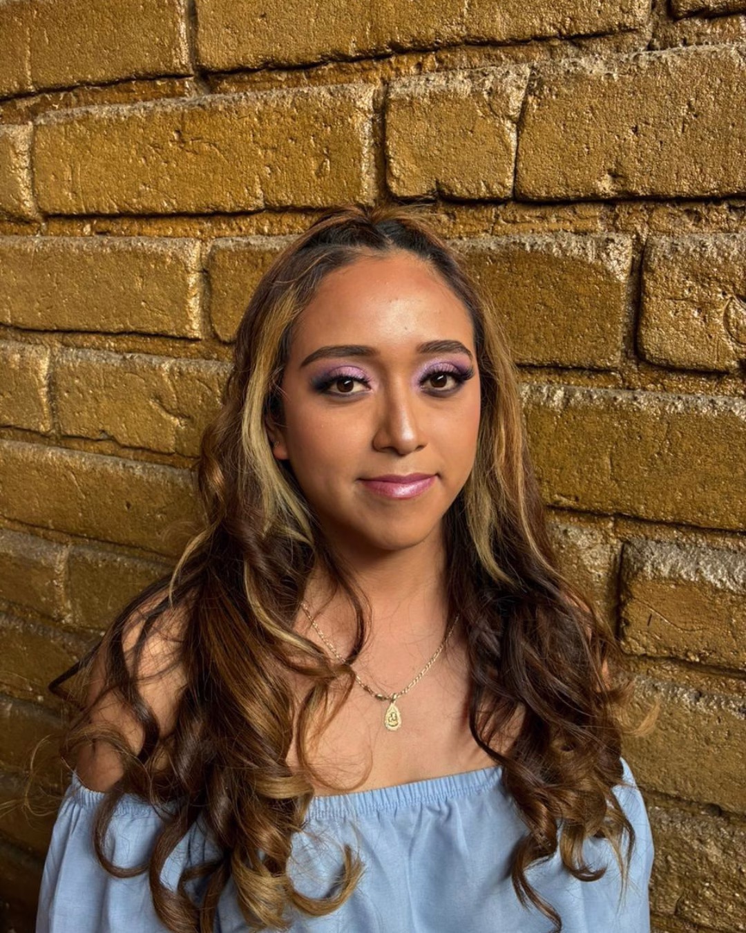 Resultado de alumna del curso de maquillaje profesional en J&P Cosmetics Toluca